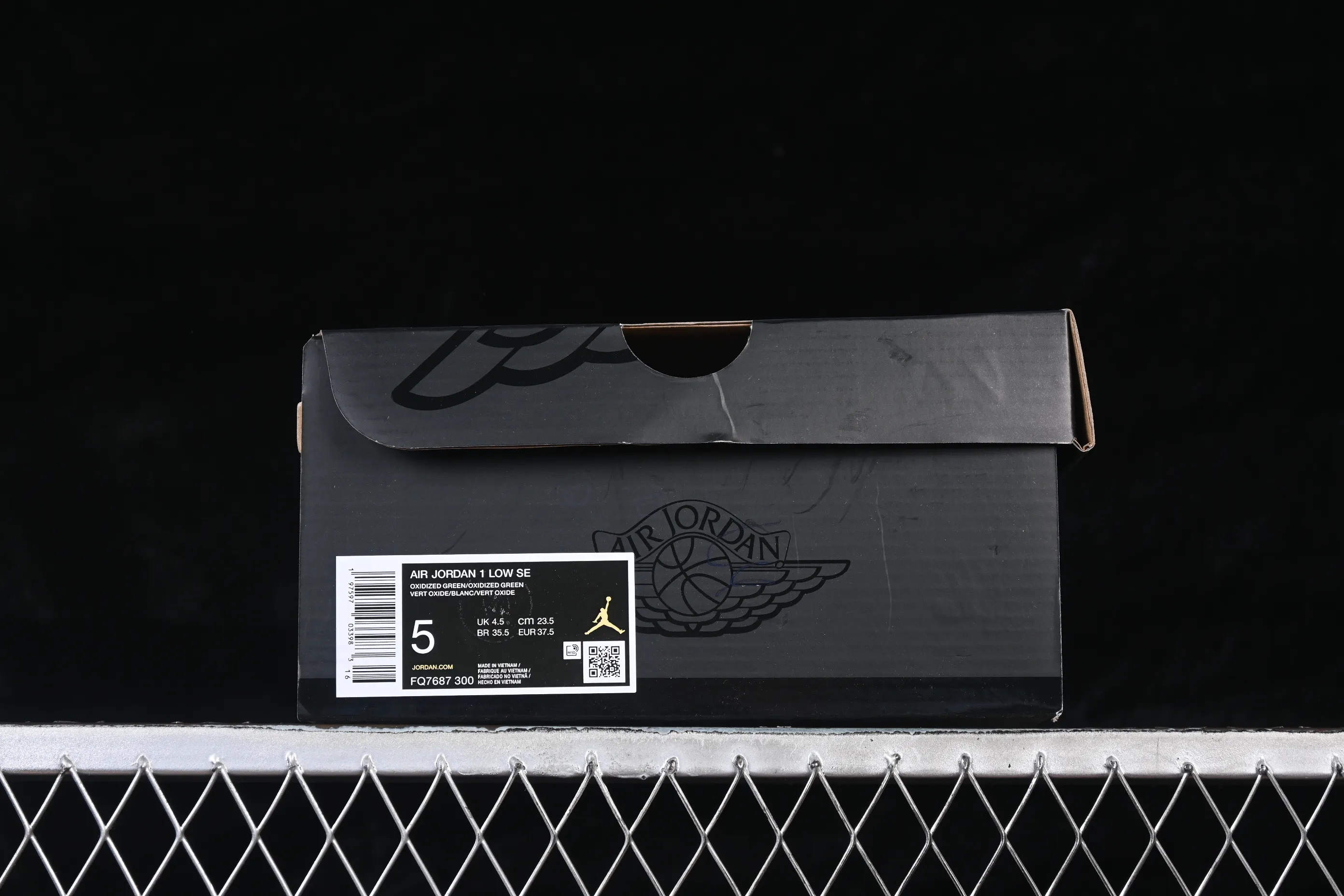 All categories Air Jordan Jordan series basketball shoes Air Jordan 1 Low Air Jordan 1 Low AJ1 Joe 1 white and green low-top cultural and casual sneakers FQ7687-300